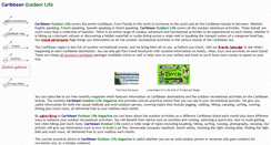 Desktop Screenshot of caribbeanoutdoorlife.com